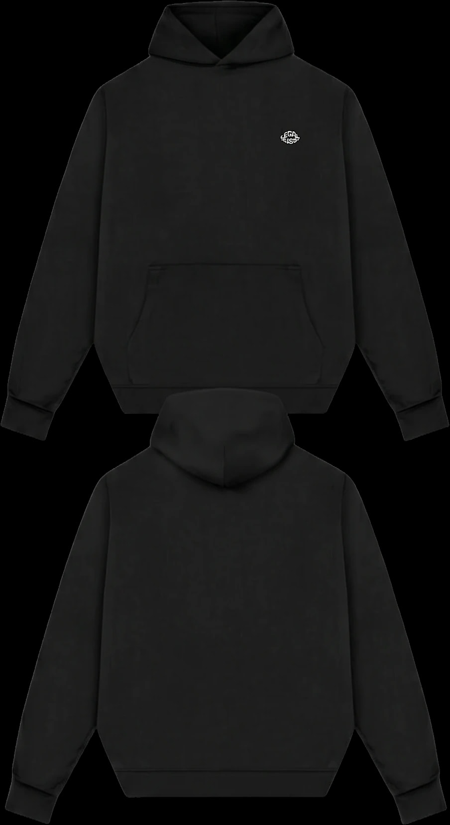 Heavy Hoodie — Black